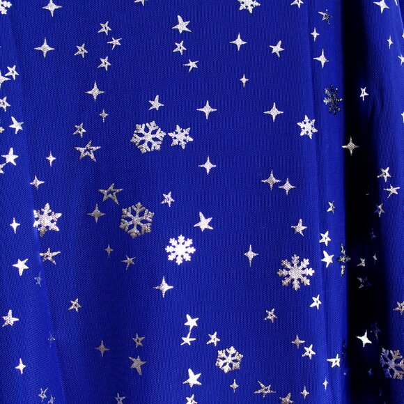 BlackMilk sz M Christmas Star Blue Mini Handkerchief Dress Limited sold out NWT - Picture 6 of 15